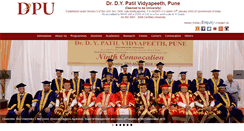 Desktop Screenshot of dpu.edu.in