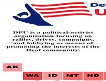 Tablet Screenshot of dpu.org