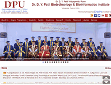 Tablet Screenshot of biotech.dpu.edu.in